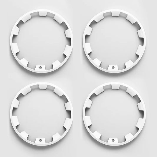 2025+ Tesla Model Y 20-Inch Helix Wheel Protectors | Premium ABS Curb Rash Guards | Easy Snap-On Installation