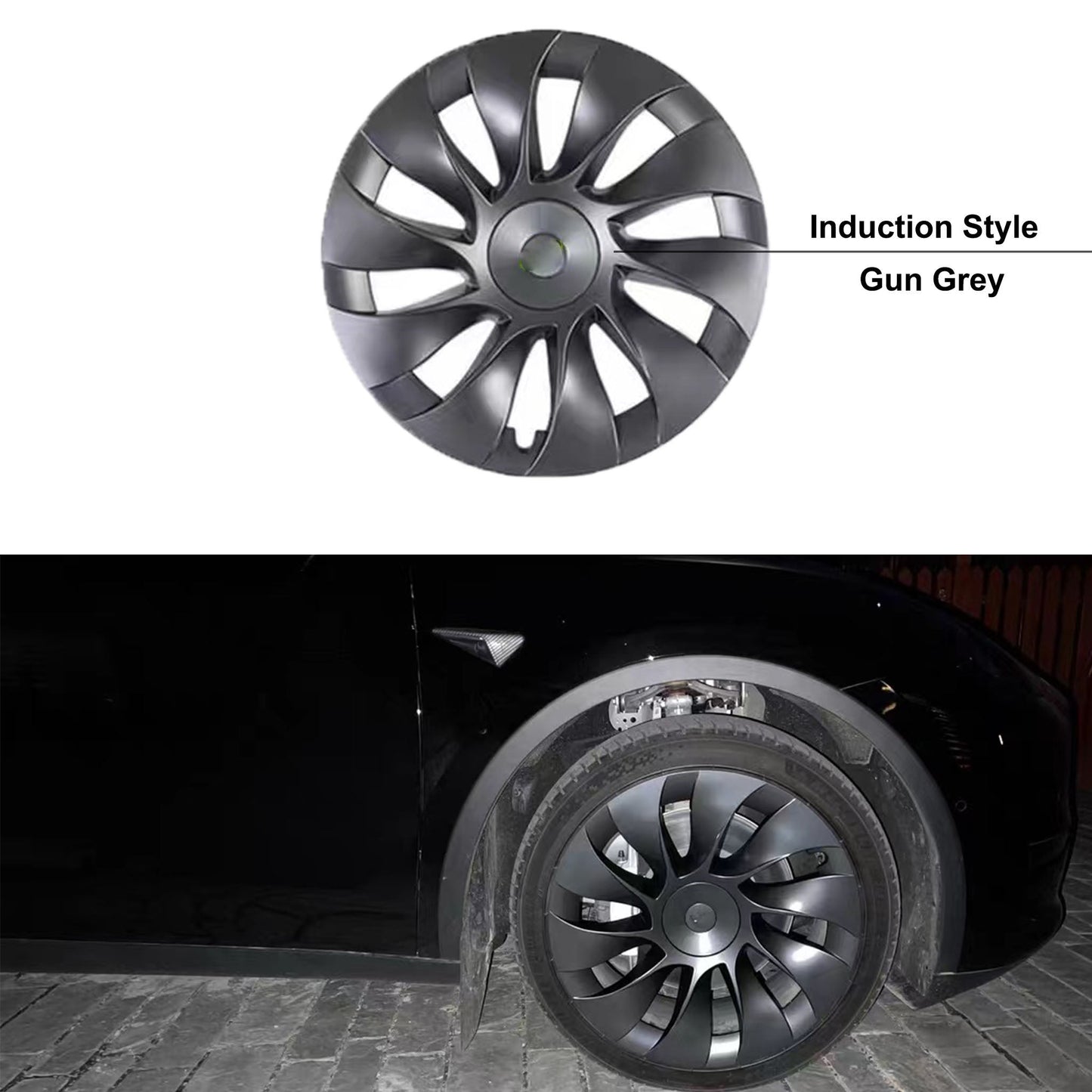 Performance Wheel Covers for Tesla Model Y 20'' Induction Wheels 2020-2024