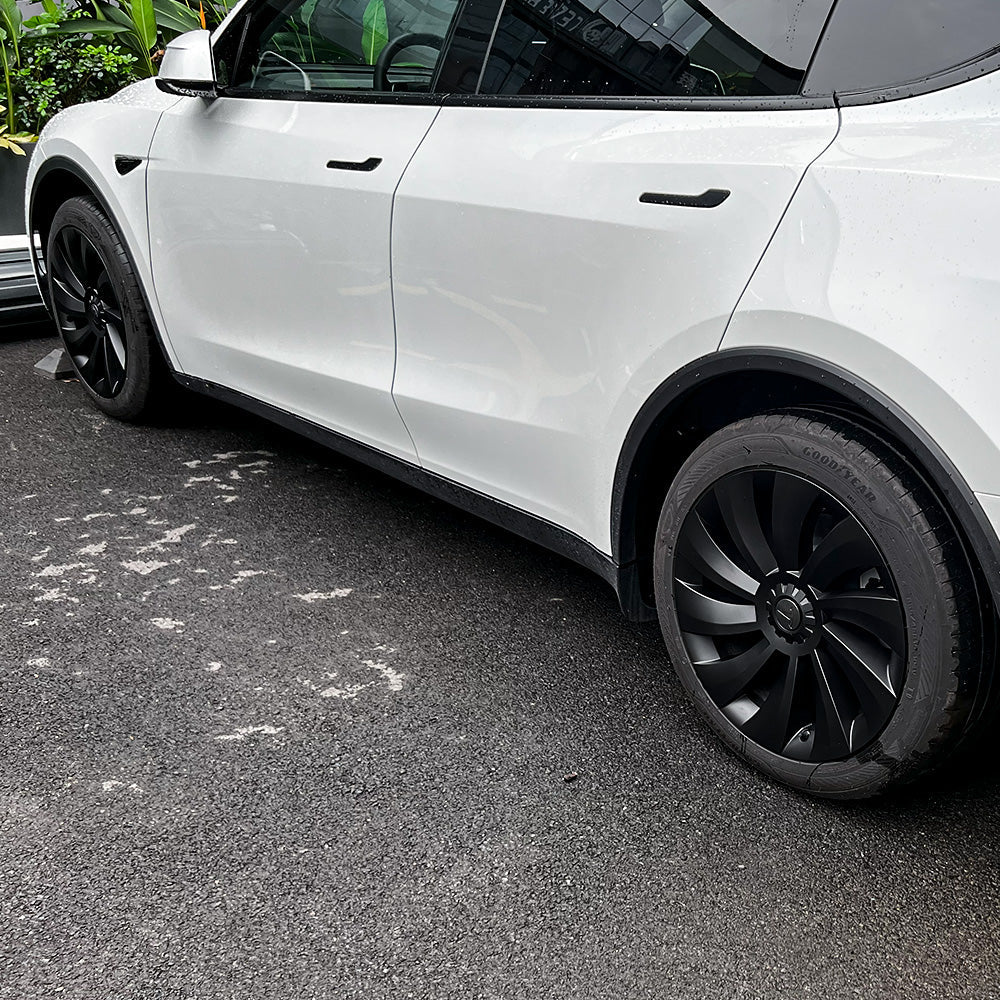 Tesla Model Y 19″ Uberturbine Wheel Covers – OEM-Fit, Aerodynamic & Range-Boosting Upgrade