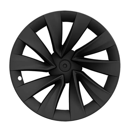 2025+ Tesla Model Y Juniper 20-Inch Helix Wheel Covers | Matte Black Finish | OEM Style