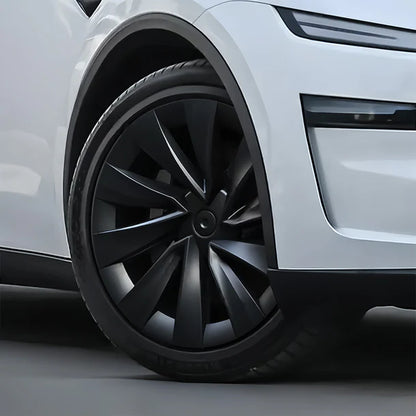2025+ Tesla Model Y Juniper 20-Inch Helix Wheel Covers | Matte Black Finish | OEM Style