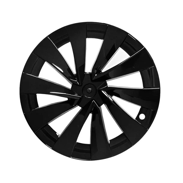 2025+ Tesla Model Y Juniper 20-Inch Helix Wheel Covers | Matte Black Finish | OEM Style