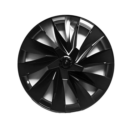 2025+ Tesla Model Y Juniper 20-Inch Helix Wheel Covers | Matte Black Finish | OEM Style
