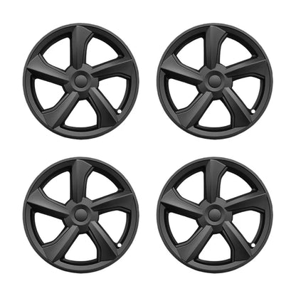 2025+ Tesla Model Y Juniper 19’’ Crossflow Wheel Cover Replacement | OEM-Style Black Rim Protectors