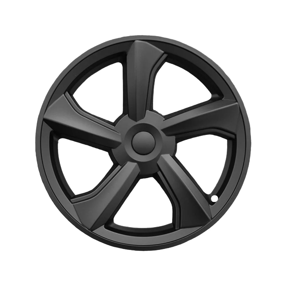 2025+ Tesla Model Y Juniper 19’’ Crossflow Wheel Cover Replacement | OEM-Style Black Rim Protectors