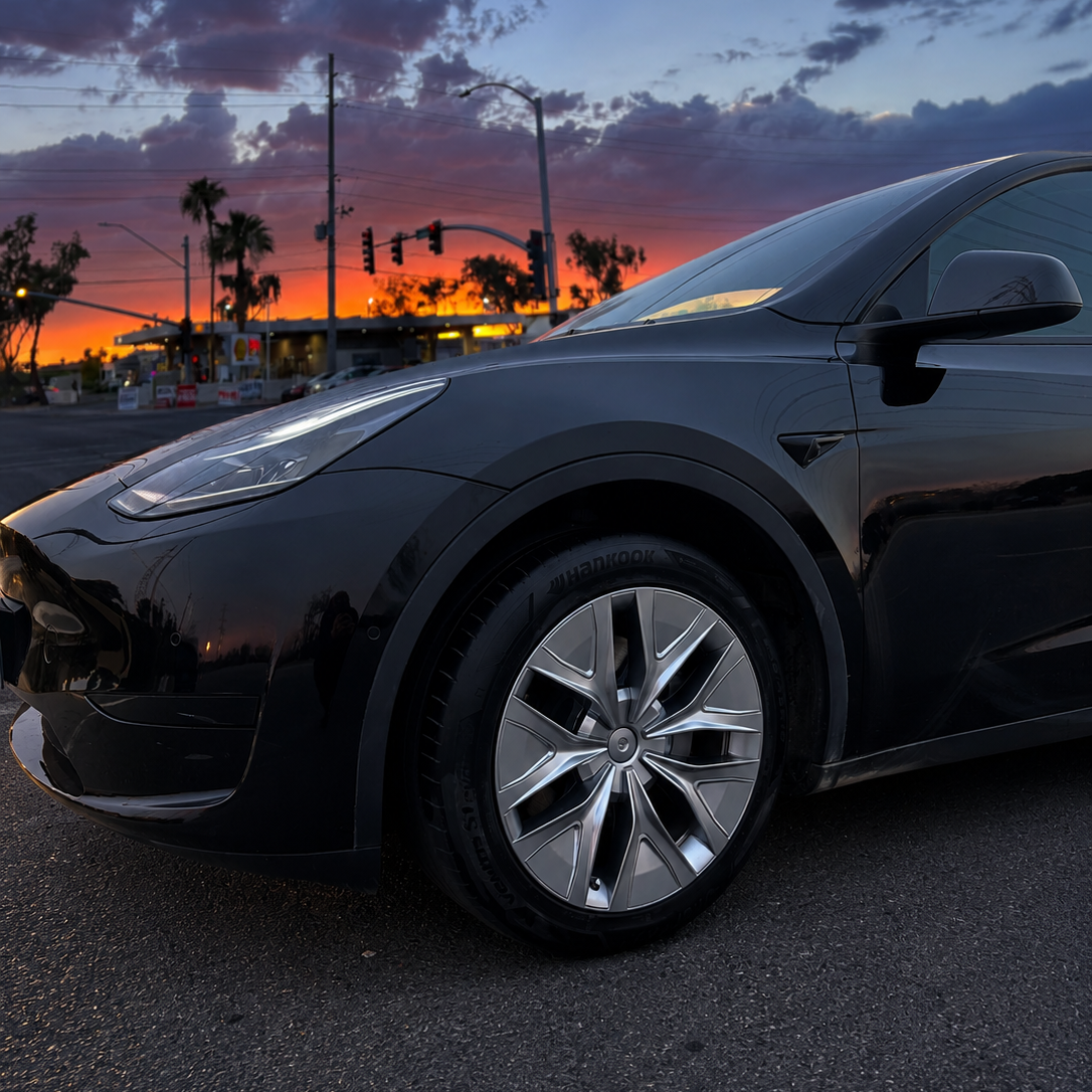 Tesla Model Y 19" Gemini Wheel Covers - Uberturbine Style, 4PCS