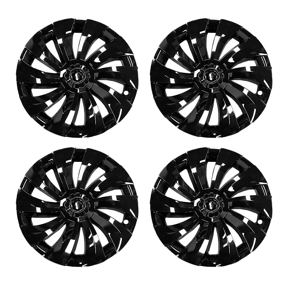 Tesla Model Y 19″ Uberturbine Wheel Covers – OEM-Fit, Aerodynamic & Range-Boosting Upgrade