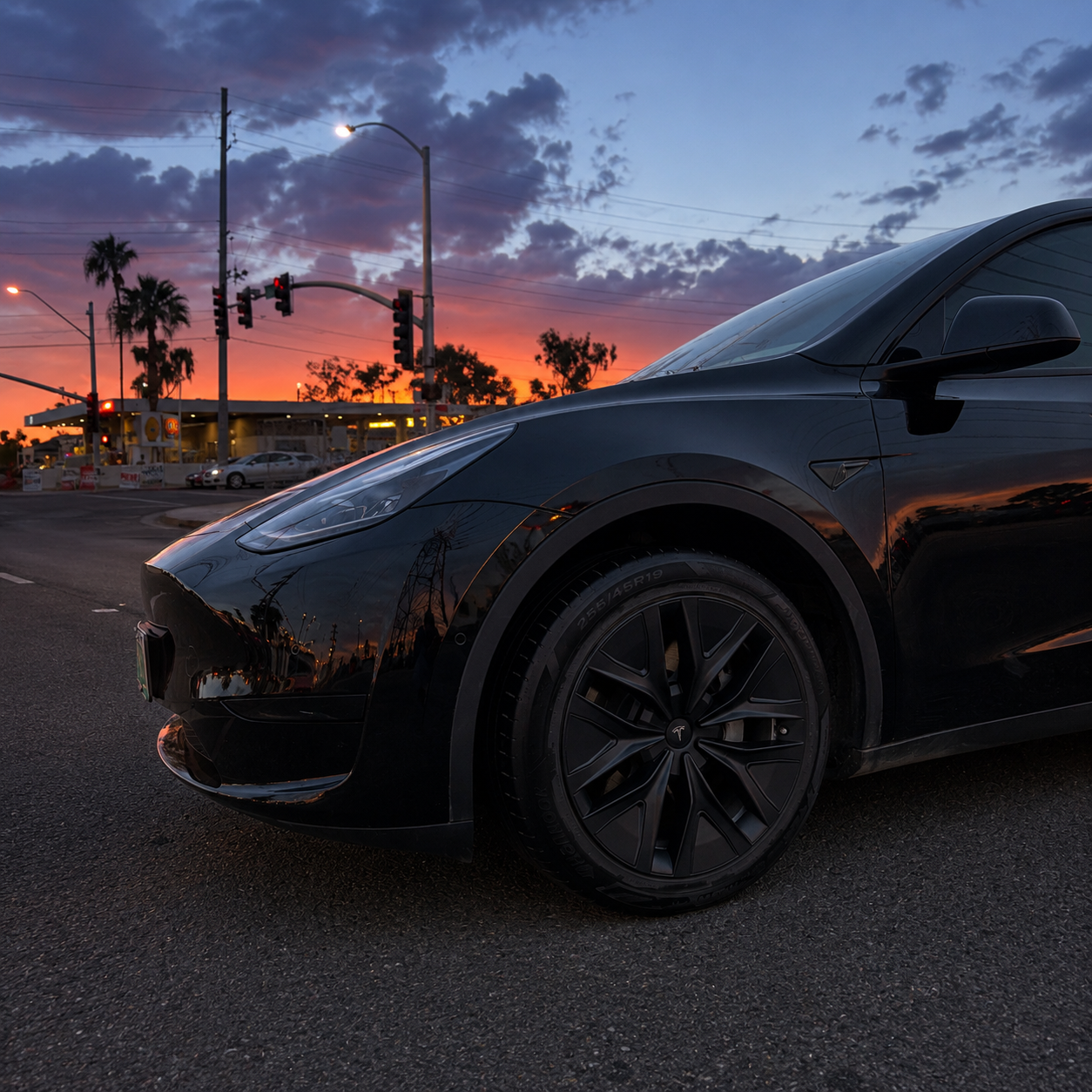 Tesla Model Y 19" Gemini Wheel Covers - Uberturbine Style, 4PCS