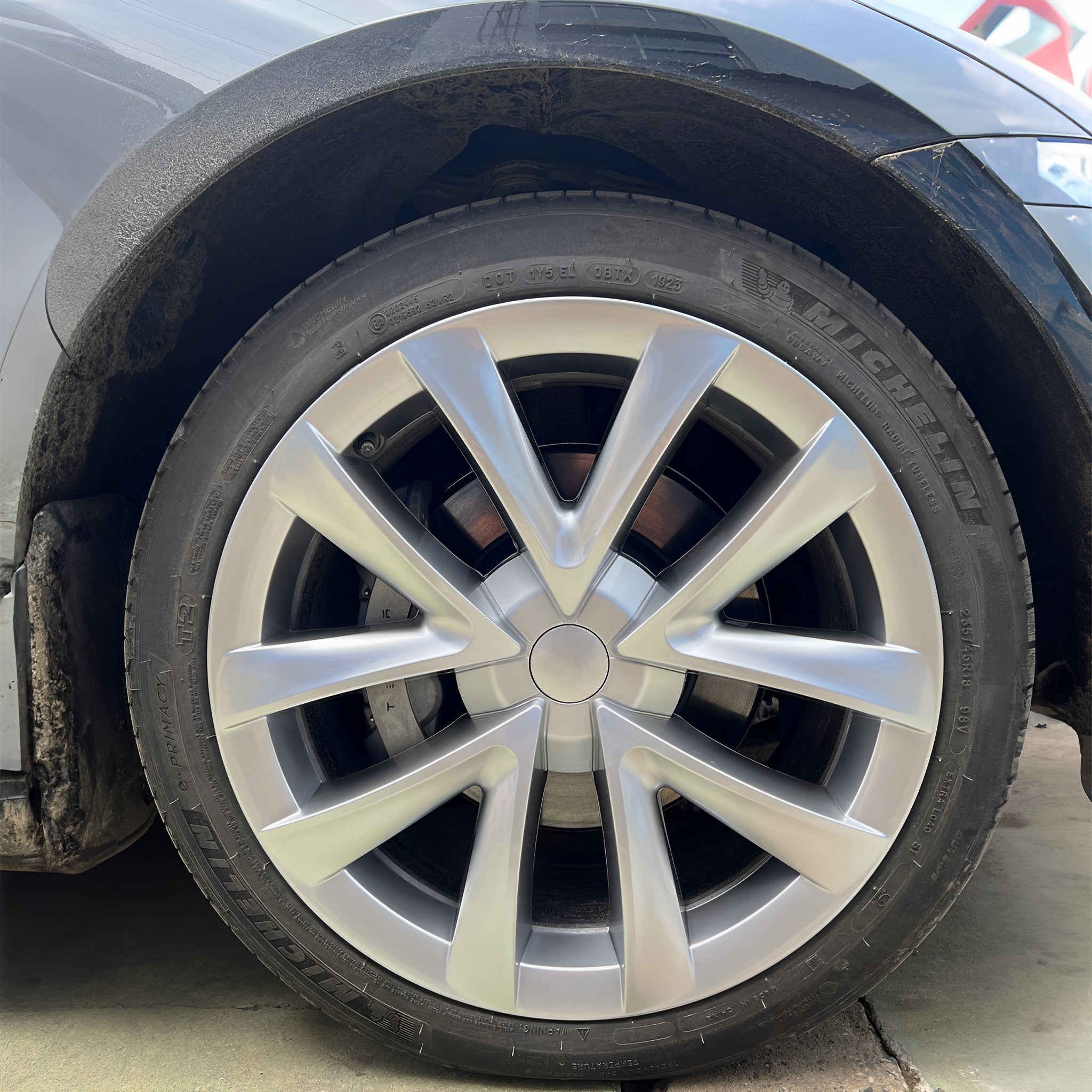 Wheel Covers For Tesla Model 3 18'' Aero Wheels 2017-2023 - Model S Arachnid Wheels Style