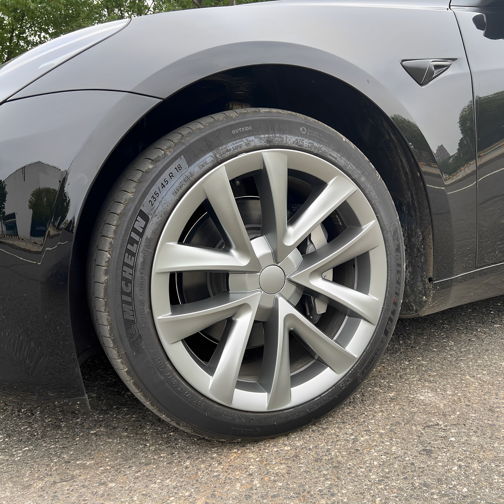 Wheel Covers For Tesla Model 3 18'' Aero Wheels 2017-2023 - Model S Arachnid Wheels Style