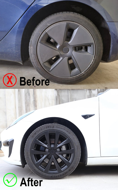 Wheel Covers For Tesla Model 3 18'' Aero Wheels 2017-2023 - Model S Arachnid Wheels Style
