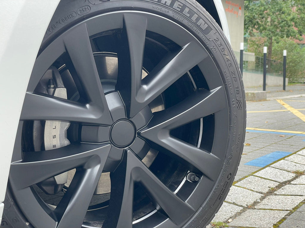 Wheel Covers For Tesla Model 3 18'' Aero Wheels 2017-2023 - Model S Arachnid Wheels Style