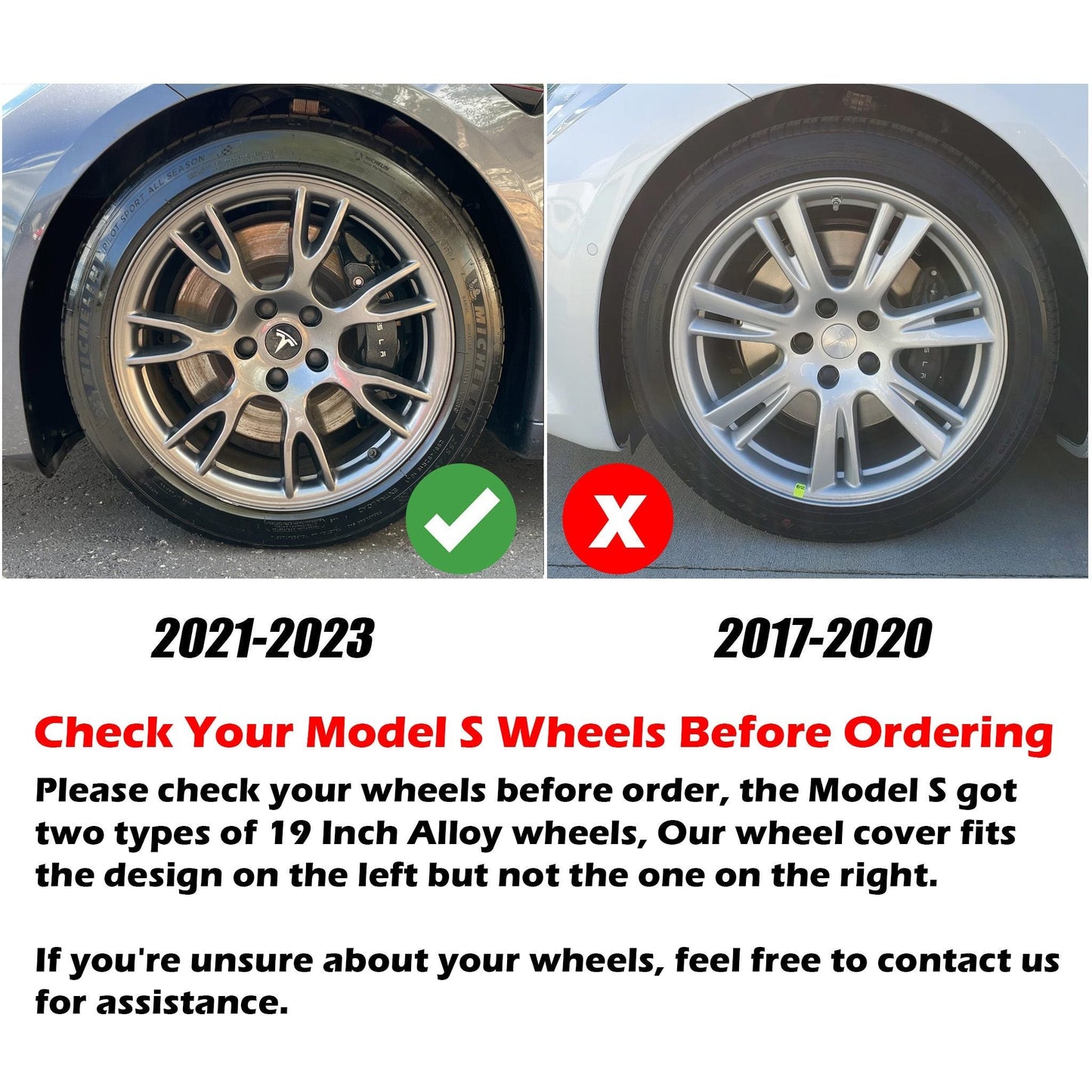 Wheel Cover For Tesla Model Y 19'' Gemini Wheels & Model S 19" Tempest Wheels - Arachnid Style