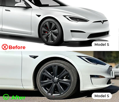 Wheel Cover For Tesla Model Y 19'' Gemini Wheels & Model S 19" Tempest Wheels - Arachnid Style