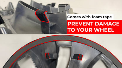 Wheel Cover Replacement for Tesla Model 3 18'' Aero Wheels 2017-2023 - Sporty Style