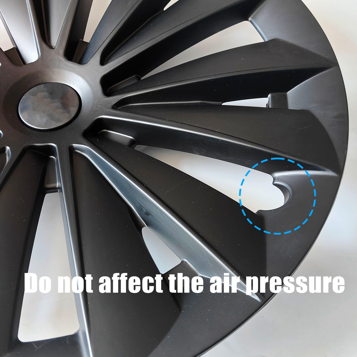 Wheel Covers For Tesla Model Y 19'' Gemini Wheels 2020-2024 - Cyclone Style Hubcaps