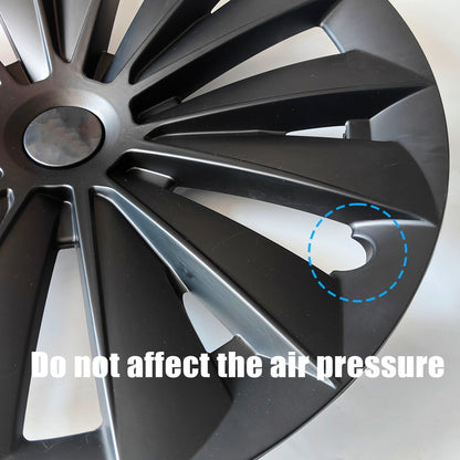 Wheel Covers For Tesla Model Y 19'' Gemini Wheels 2020-2024 - Cyclone Style Hubcaps