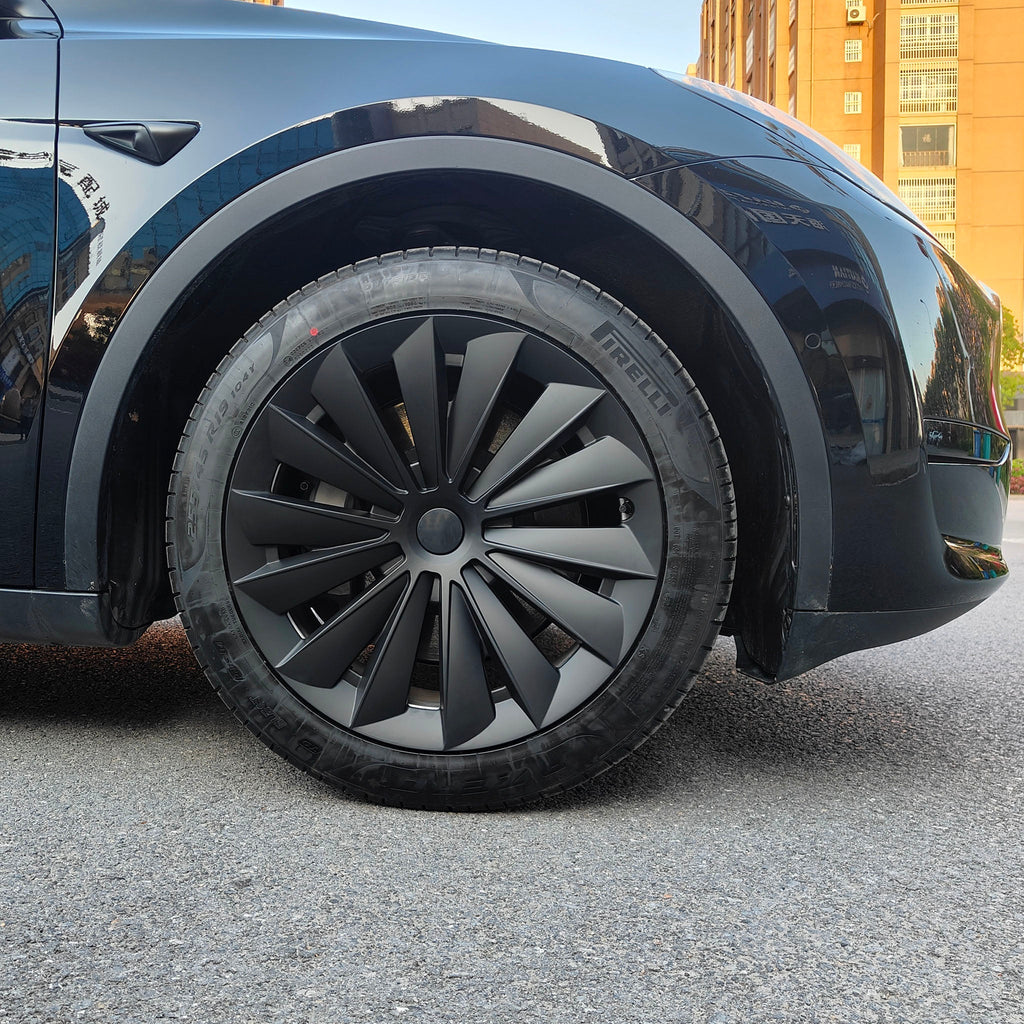 Wheel Covers For Tesla Model Y 19'' Gemini Wheels 2020-2025 - Cyclone Style Hubcaps