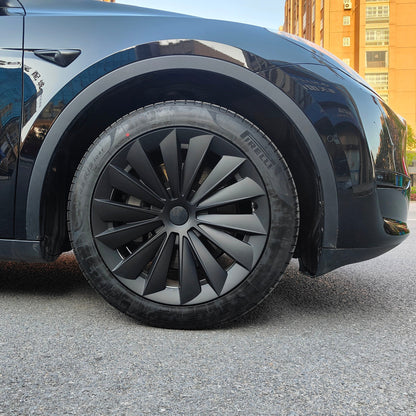Wheel Covers For Tesla Model Y 19'' Gemini Wheels 2020-2024 - Cyclone Style Hubcaps