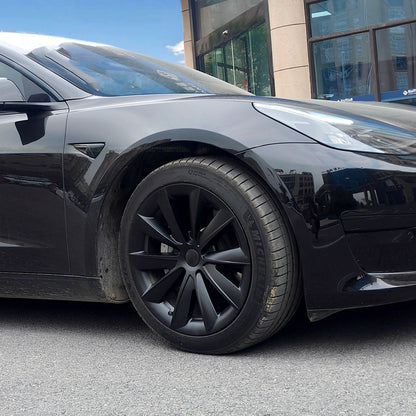 Hubcaps For Tesla Model 3 18'' Aero Wheels 2017-2023 - Cyclone Style
