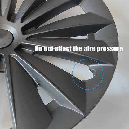 Hubcaps For Tesla Model 3 18'' Aero Wheels 2017-2023 - Cyclone Style