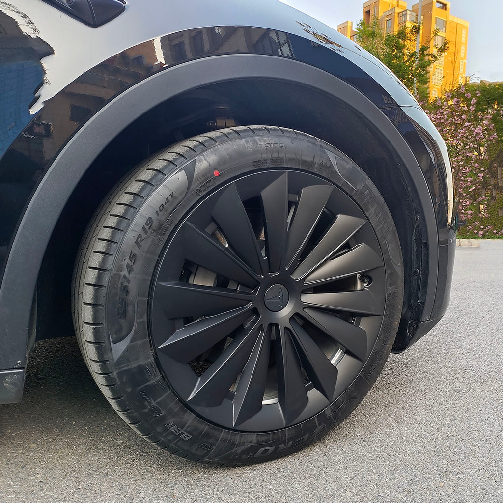 Wheel Covers For Tesla Model Y 19'' Gemini Wheels 2020-2025 - Cyclone Style Hubcaps