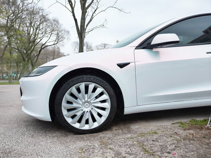 Hubcaps For Tesla 2024+ New Model 3 Highland 18‘’ Photon Wheels - Cyclone Style