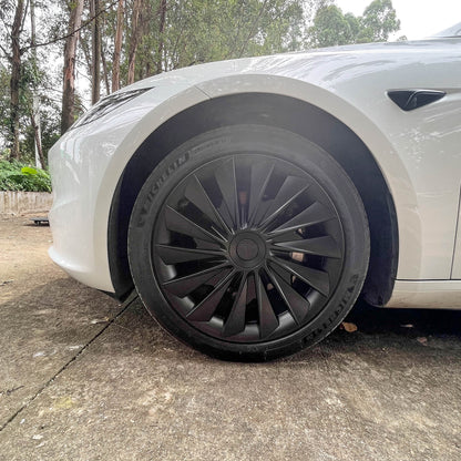 Hubcaps For Tesla 2024+ New Model 3 Highland 18‘’ Photon Wheels - Cyclone Style