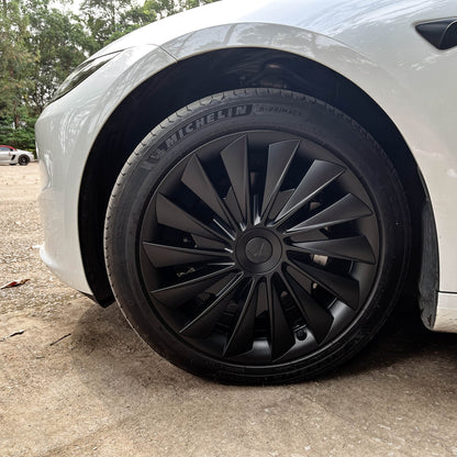 Hubcaps For Tesla 2024+ New Model 3 Highland 18‘’ Photon Wheels - Cyclone Style