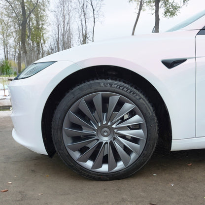 Hubcaps For Tesla 2024+ New Model 3 Highland 18‘’ Photon Wheels - Cyclone Style