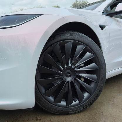 Hubcaps For Tesla 2024+ New Model 3 Highland 18‘’ Photon Wheels - Cyclone Style