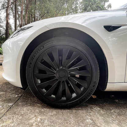 Hubcaps For Tesla 2024+ New Model 3 Highland 18‘’ Photon Wheels - Cyclone Style