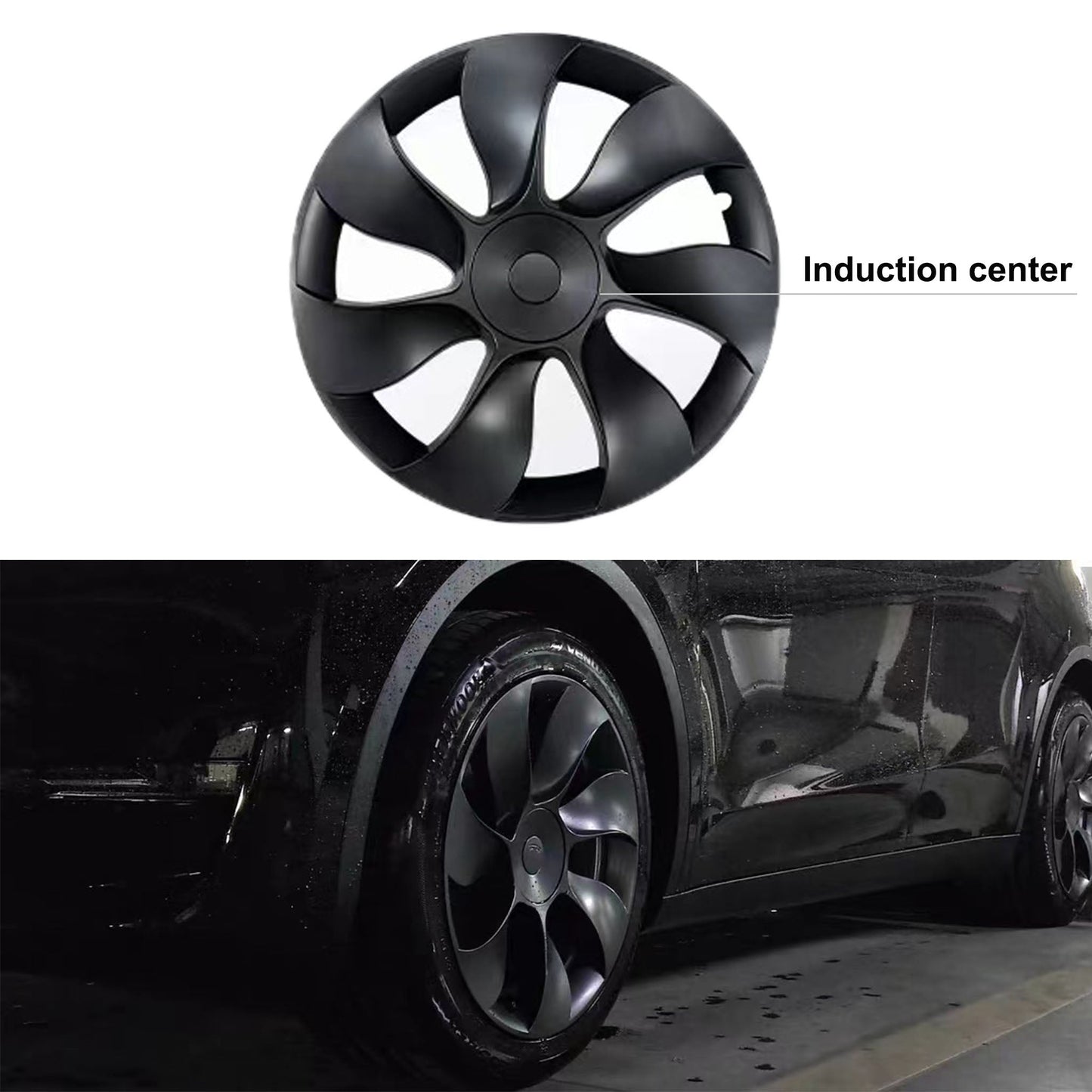 Performance Wheel Covers Replacement For Tesla Model Y 19" Gemini Wheels