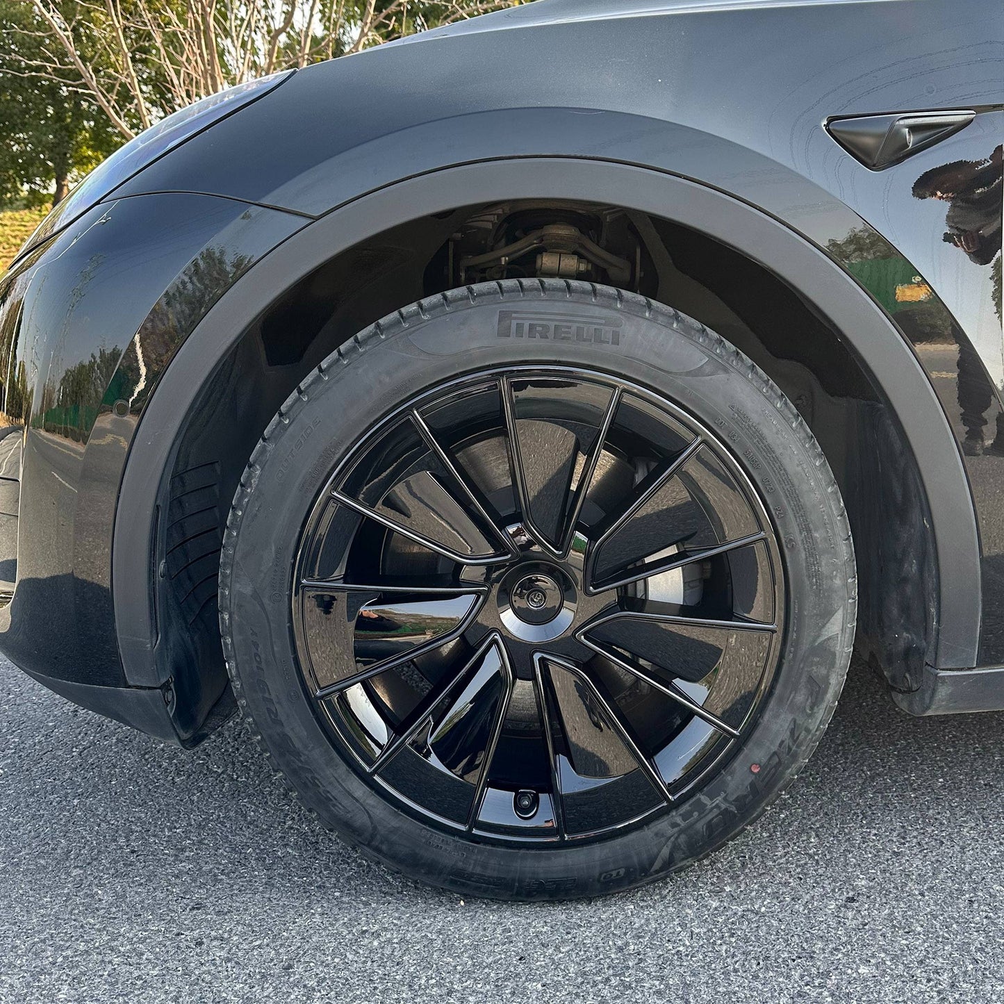 Wheels Covers for Tesla Model Y 19-Inch Gemini Wheels - Performance Style & Symmetrical