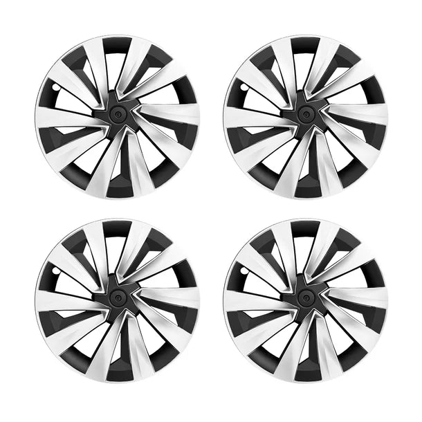 Tesla Model Y Juniper 19" Crossflow Wheel Covers 4PCS | Helix Style ABS Polymer Rim Protectors (2025+)