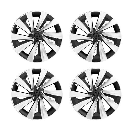 Tesla Model Y Juniper 19" Crossflow Wheel Covers 4PCS | Helix Style ABS Polymer Rim Protectors (2025+)