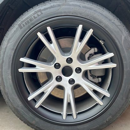 Custom Rim Protector for Tesla Model Y 19'' Gemini Wheels - Stylish & Curb Rash Protection