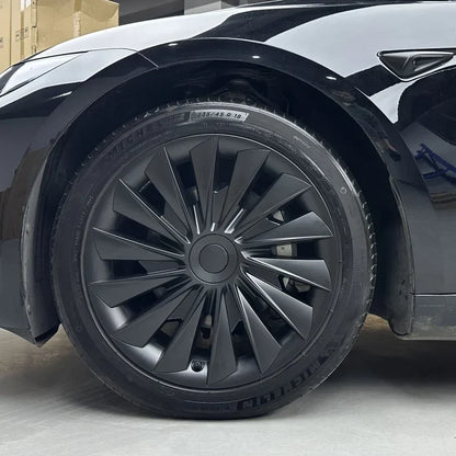 Hubcaps For Tesla 2024+ New Model 3 Highland 18‘’ Photon Wheels - Cyclone Style
