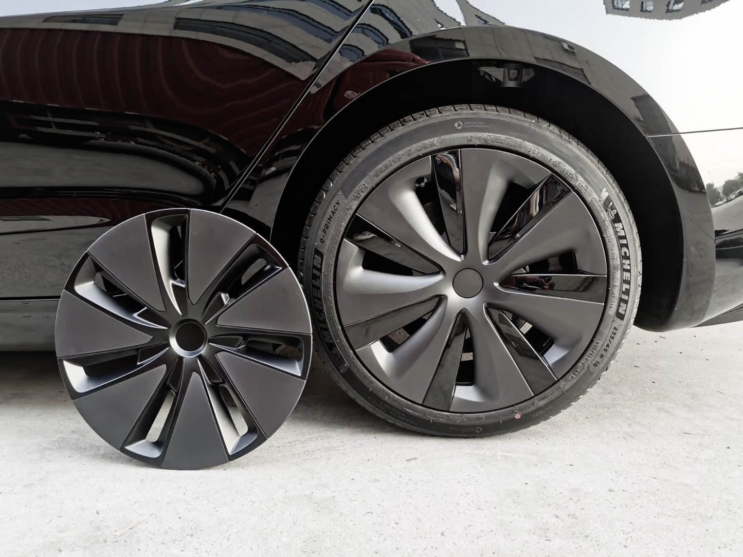 Wheel Cover For Tesla 2024+ New Model 3 Highland 18'' Photon Wheels - Model S Tempest Styled