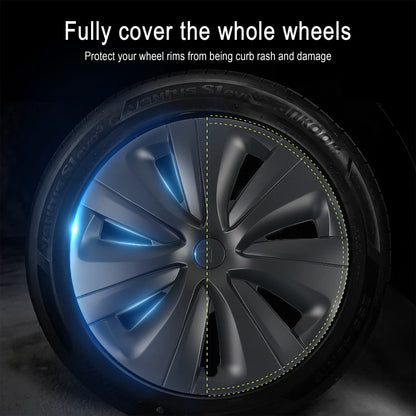 Wheel Cover For Tesla 2024+ New Model 3 Highland 18'' Photon Wheels - Model S Tempest Styled