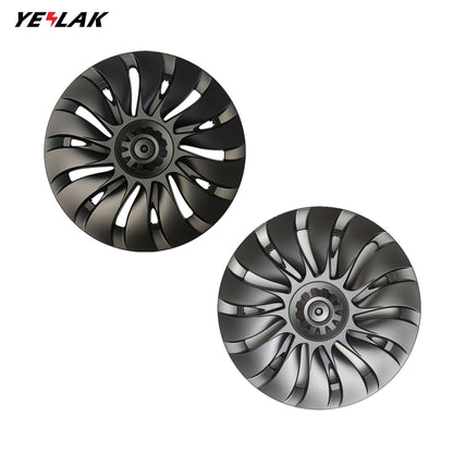 Uberturbine Wheel Covers for Tesla Model Y 19'' Gemini Wheels (Directional)