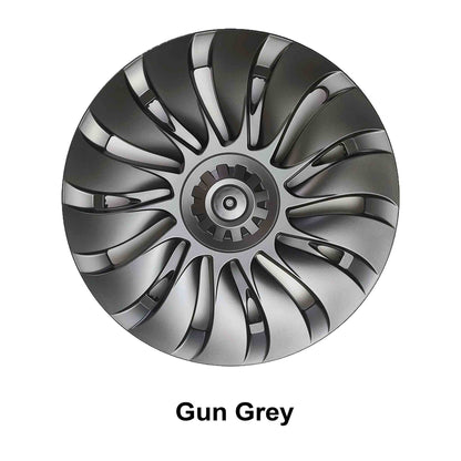 Uberturbine Wheel Covers for Tesla Model Y 19'' Gemini Wheels (Directional)