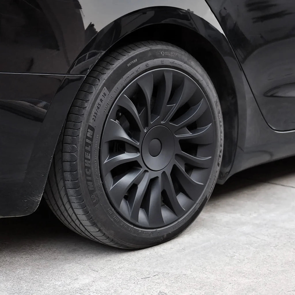 Uberturbine Aero Wheel Covers for Tesla 2024+ New Model 3 Highland 18’’ Photon Wheels