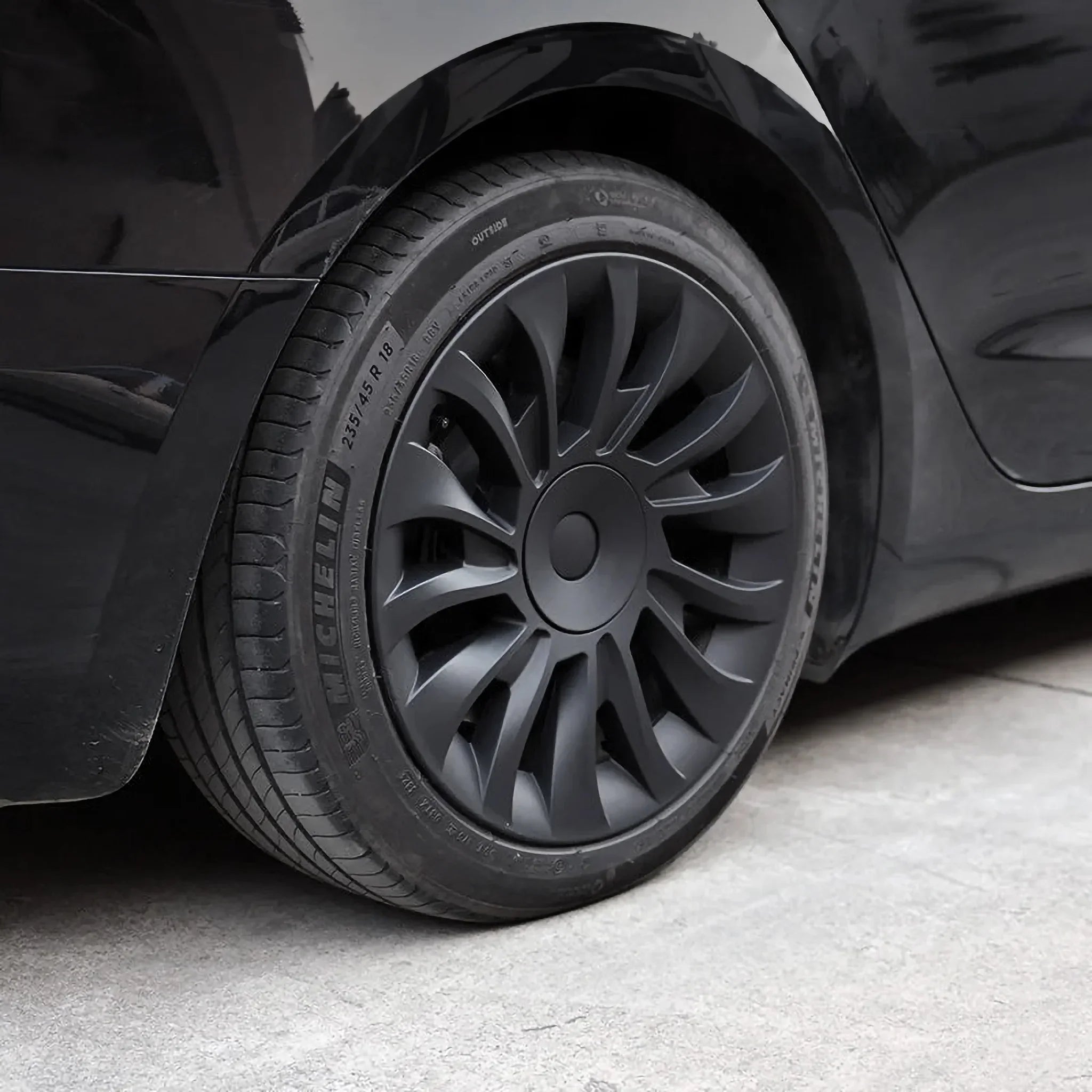 Uberturbine Aero Wheel Covers for Tesla 2024+ New Model 3 Highland 18’’ Photon Wheels