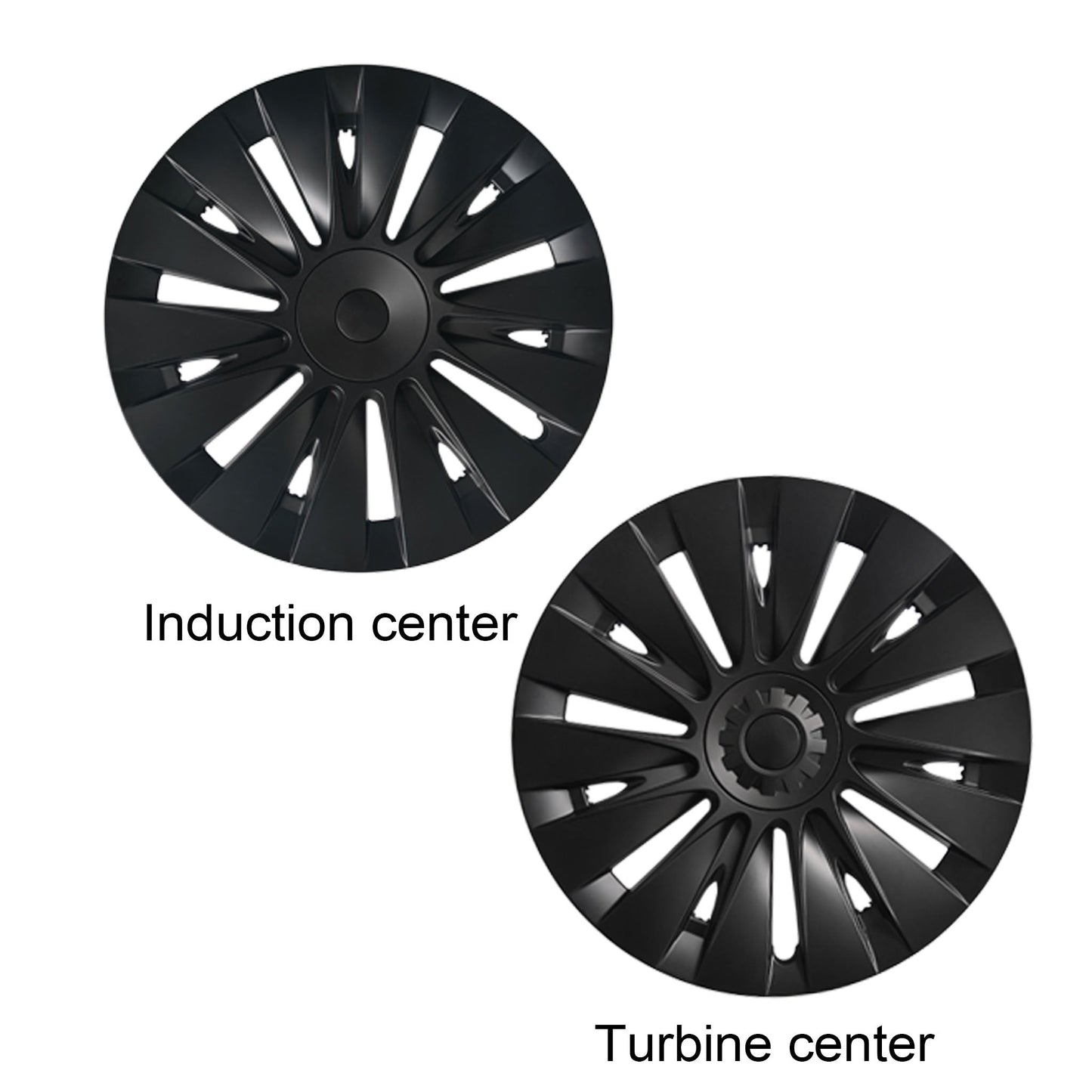 Wheel Covers For Tesla Model Y 19" Gemini Wheels 2020-2024 - Induction Style