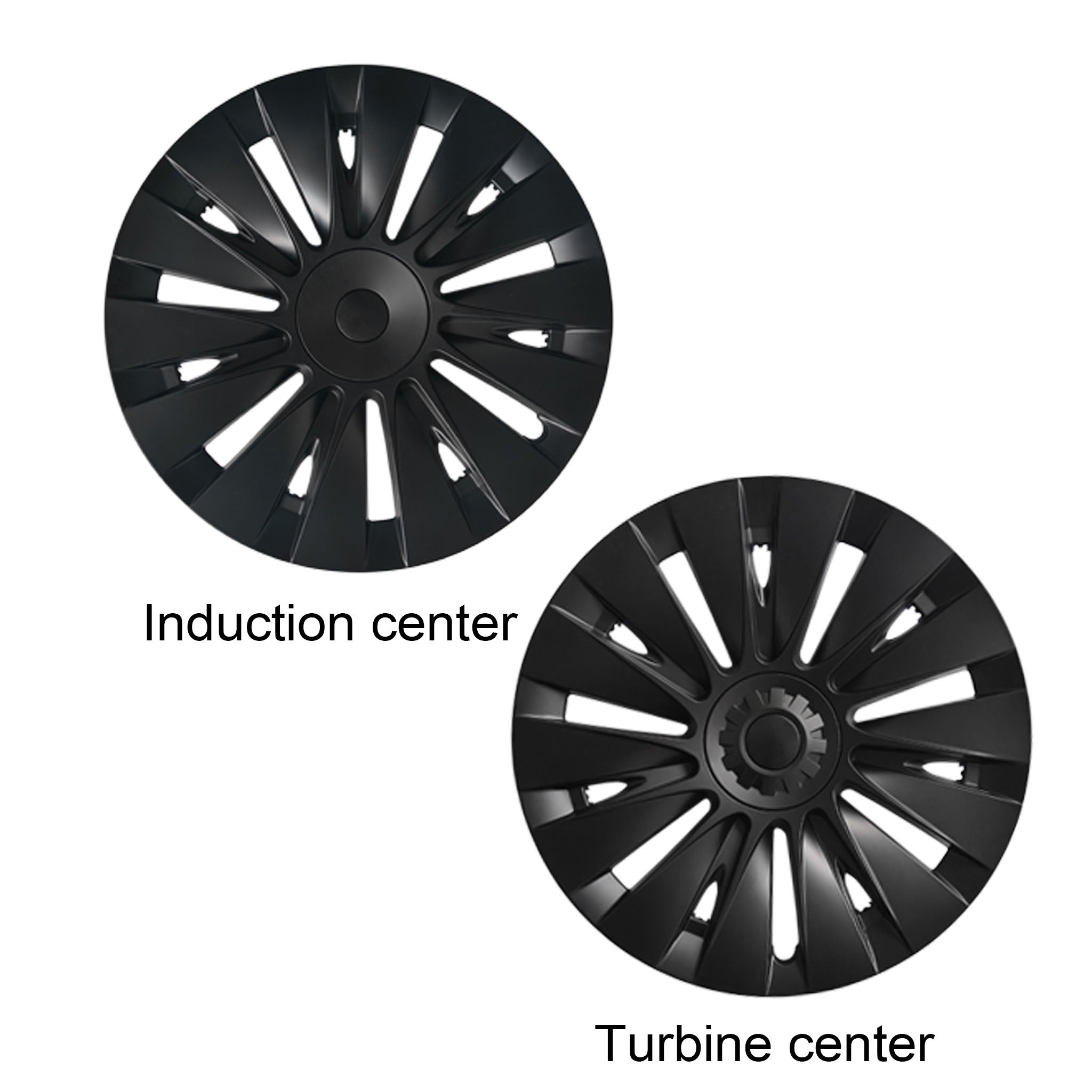 Wheel Covers For Tesla Model Y 19" Gemini Wheels 2020-2025 - Induction Style