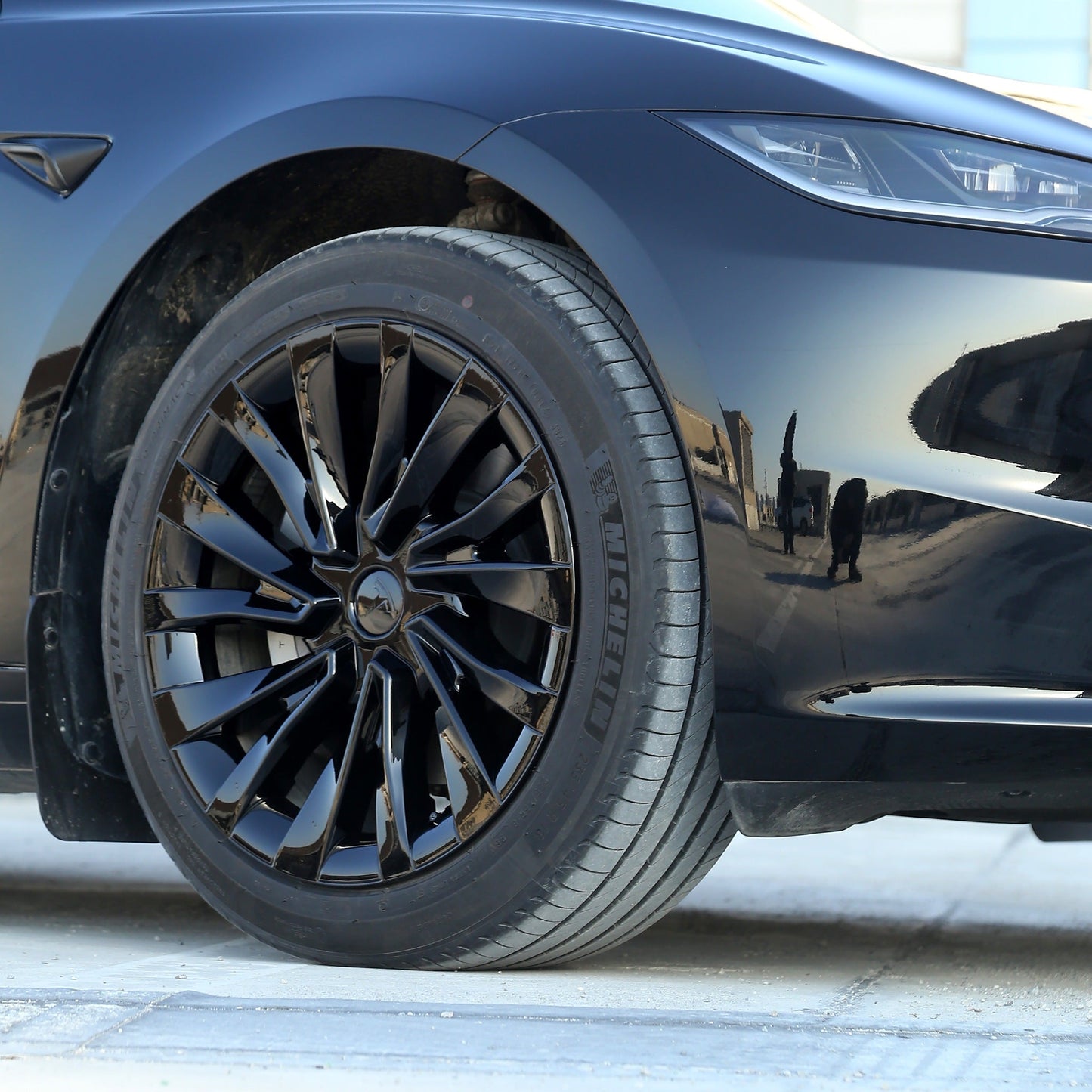 Tesla Wheel Cover for 2024+ New Model 3 Highland 18'' Photon Wheels - Nova Sporty Style