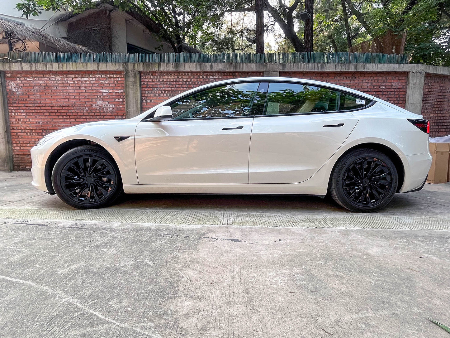 Tesla Wheel Cover for 2024+ New Model 3 Highland 18'' Photon Wheels - Nova Sporty Style