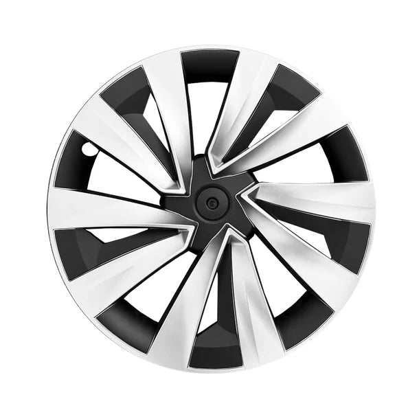 Tesla Model Y Juniper 19" Crossflow Wheel Covers 4PCS | Helix Style ABS Polymer Rim Protectors (2025+)