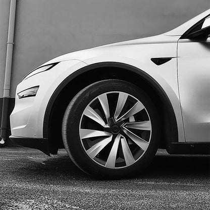 Tesla Model Y Juniper 19" Crossflow Wheel Covers 4PCS | Helix Style ABS Polymer Rim Protectors (2025+)